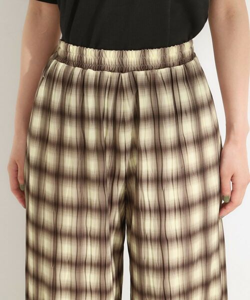 SHOO・LA・RUE / シューラルー パンツ | 【S-LL/ポケット付き】チェック柄 ウェーブプリーツパンツ | 詳細16