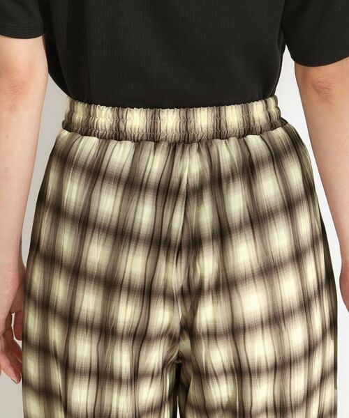 SHOO・LA・RUE / シューラルー パンツ | 【S-LL/ポケット付き】チェック柄 ウェーブプリーツパンツ | 詳細19