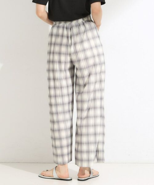 SHOO・LA・RUE / シューラルー パンツ | 【S-LL/ポケット付き】チェック柄 ウェーブプリーツパンツ | 詳細2