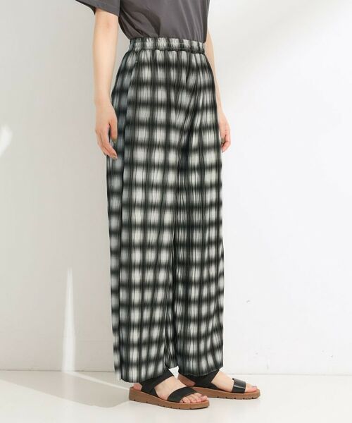 SHOO・LA・RUE / シューラルー パンツ | 【S-LL/ポケット付き】チェック柄 ウェーブプリーツパンツ | 詳細5