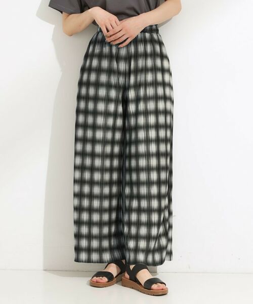 SHOO・LA・RUE / シューラルー パンツ | 【S-LL/ポケット付き】チェック柄 ウェーブプリーツパンツ | 詳細6