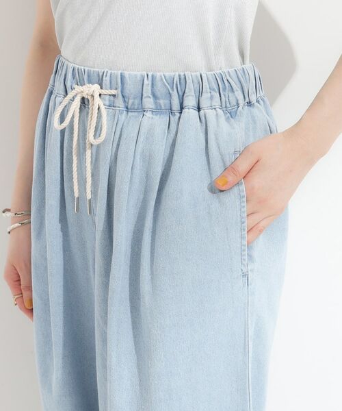 SHOO・LA・RUE / シューラルー パンツ | 暑い夏も軽やかに デニムイージーワイドパンツ | 詳細13