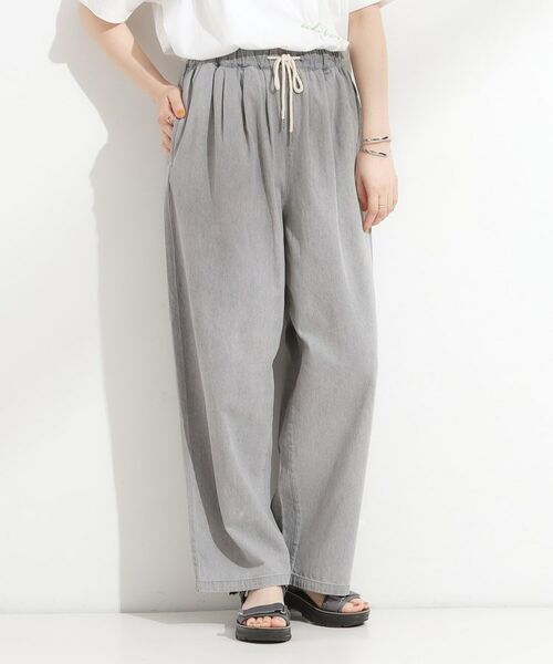 SHOO・LA・RUE / シューラルー パンツ | 暑い夏も軽やかに デニムイージーワイドパンツ | 詳細5