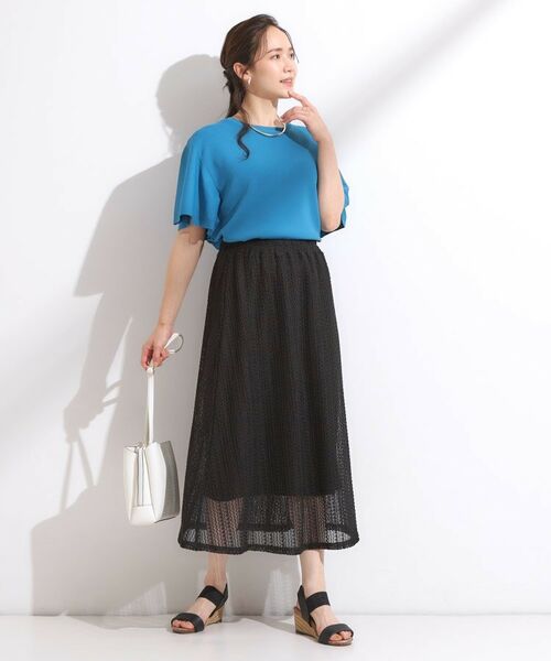 SHOO・LA・RUE / シューラルー ロング・マキシ丈スカート | 【2WAY】裏地を外してレイヤードにも! レース調スカート | 詳細5