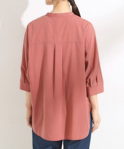 SHOO・LA・RUE / シューラルー シャツ・ブラウス | 【S-LL/洗濯後しわになりにくい】コットン風 前あきドルマンブラウス | 詳細18