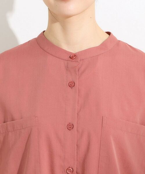 SHOO・LA・RUE / シューラルー シャツ・ブラウス | 【S-LL/洗濯後しわになりにくい】コットン風 前あきドルマンブラウス | 詳細19