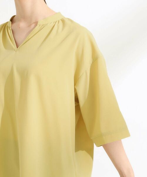 SHOO・LA・RUE / シューラルー シャツ・ブラウス | 【S-LL/洗濯後しわになりにくい】バックギャザーがアクセント スッキパーブラウス | 詳細20