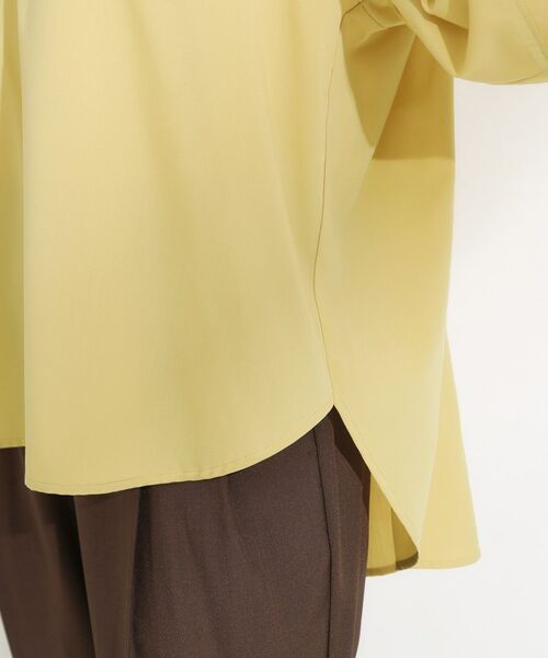 SHOO・LA・RUE / シューラルー シャツ・ブラウス | 【S-LL/洗濯後しわになりにくい】バックギャザーがアクセント スッキパーブラウス | 詳細21