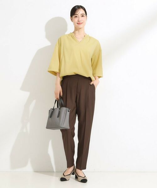 SHOO・LA・RUE / シューラルー シャツ・ブラウス | 【S-LL/洗濯後しわになりにくい】バックギャザーがアクセント スッキパーブラウス | 詳細6