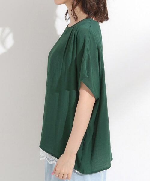 SHOO・LA・RUE / シューラルー カットソー | 【S-LL】１枚でコーデが決まる スラブドッキングトップス | 詳細14