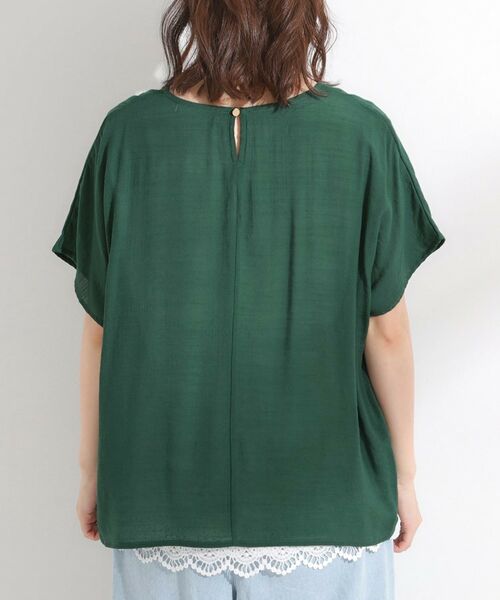 SHOO・LA・RUE / シューラルー カットソー | 【S-LL】１枚でコーデが決まる スラブドッキングトップス | 詳細15