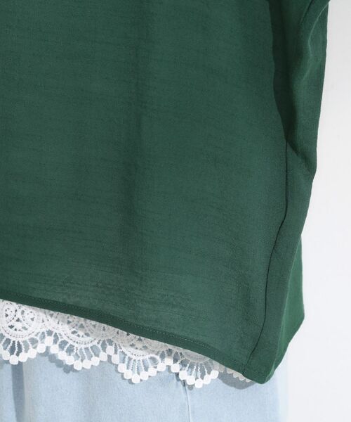 SHOO・LA・RUE / シューラルー カットソー | 【S-LL】１枚でコーデが決まる スラブドッキングトップス | 詳細19