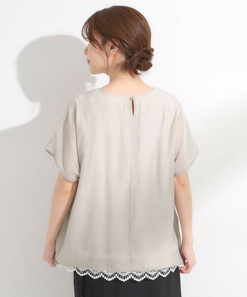 SHOO・LA・RUE / シューラルー カットソー | 【S-LL】１枚でコーデが決まる スラブドッキングトップス | 詳細2