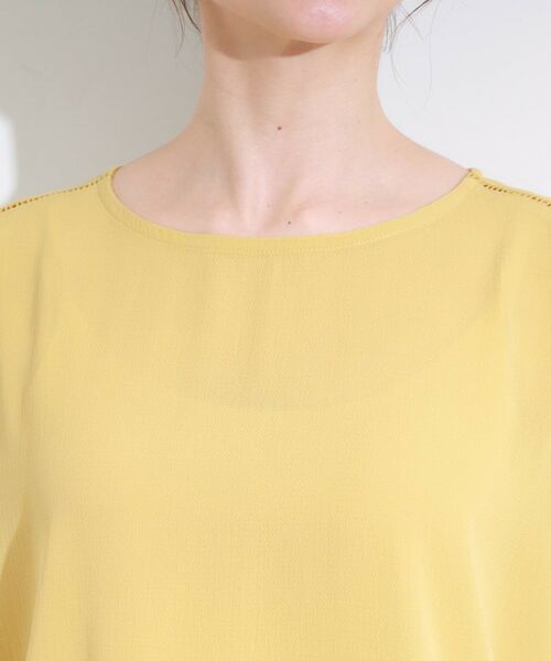 SHOO・LA・RUE / シューラルー シャツ・ブラウス | 【S-LL/ひんやり/洗濯後しわになりにくい】インせず決まる はしごレースドルマンブラウス | 詳細20