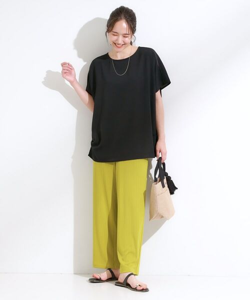 SHOO・LA・RUE / シューラルー シャツ・ブラウス | 【S-LL/ひんやり/洗濯後しわになりにくい】インせず決まる はしごレースドルマンブラウス | 詳細3