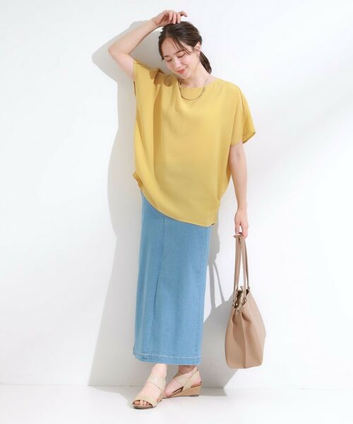 SHOO・LA・RUE / シューラルー シャツ・ブラウス | 【S-LL/ひんやり/洗濯後しわになりにくい】インせず決まる はしごレースドルマンブラウス | 詳細7