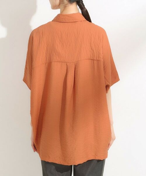 SHOO・LA・RUE / シューラルー シャツ・ブラウス | 【洗える/S-LL/5分袖】季節の変わり目に さらさらドレープシャツ | 詳細19