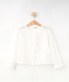 SHOO・LA・RUE / シューラルー カーディガン・ボレロ | 【100-150cm】レースニットソーカーディガン