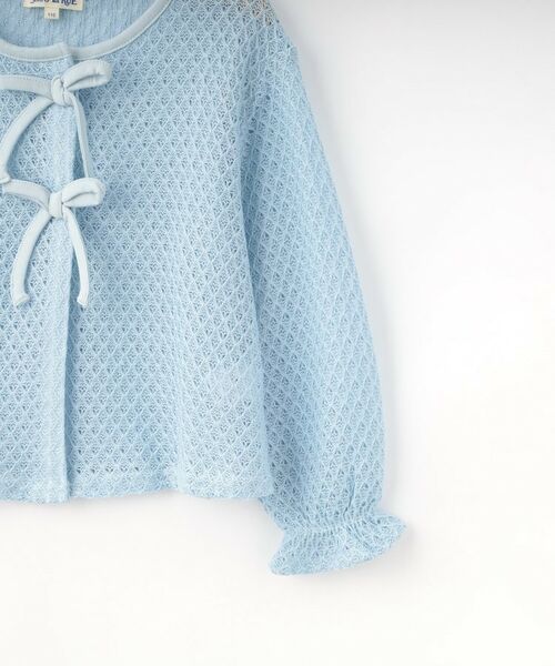 SHOO・LA・RUE / シューラルー カーディガン・ボレロ | 【100-150cm】レースニットソーカーディガン | 詳細4