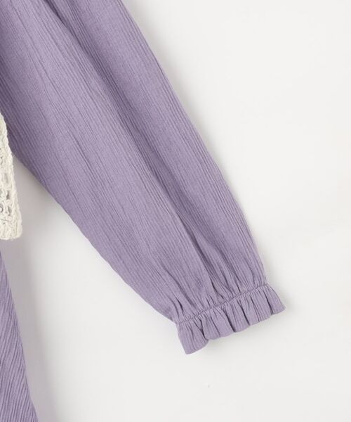 SHOO・LA・RUE / シューラルー チュニック | 【2点セット】カギ編みベスト+チュニックセット | 詳細4