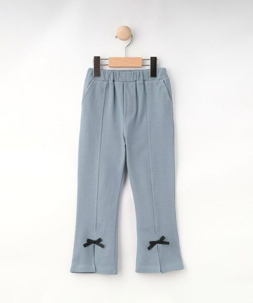 SHOO・LA・RUE / シューラルー パンツ | 【100-150cm】デニム風ジャージフレアパンツ | 詳細1