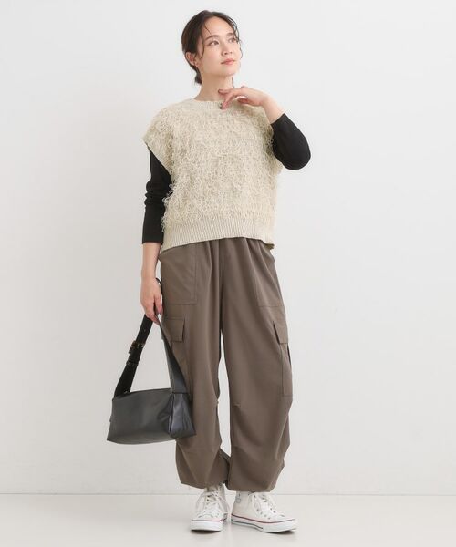 SHOO・LA・RUE / シューラルー ベスト | 【前後2WAY】着るだけで着映える ループヤーンベスト | 詳細13