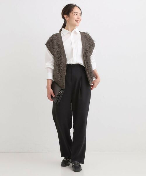 SHOO・LA・RUE / シューラルー ベスト | 【前後2WAY】着るだけで着映える ループヤーンベスト | 詳細19