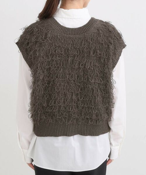 SHOO・LA・RUE / シューラルー ベスト | 【前後2WAY】着るだけで着映える ループヤーンベスト | 詳細24