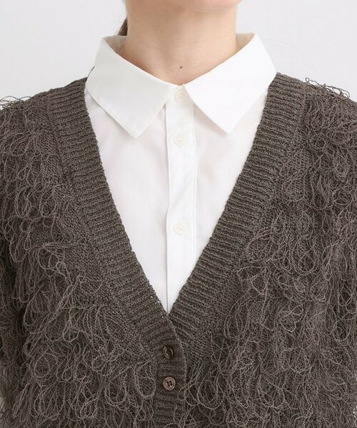 SHOO・LA・RUE / シューラルー ベスト | 【前後2WAY】着るだけで着映える ループヤーンベスト | 詳細25