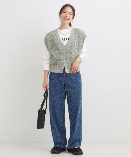 SHOO・LA・RUE / シューラルー ベスト | 【前後2WAY】着るだけで着映える ループヤーンベスト | 詳細5