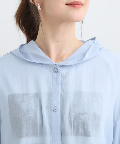 SHOO・LA・RUE / シューラルー パーカー | 【S-LL】大人の抜け感 シアーボイルフーディパーカ | 詳細16