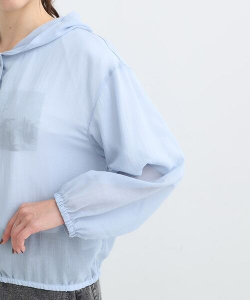 SHOO・LA・RUE / シューラルー パーカー | 【S-LL】大人の抜け感 シアーボイルフーディパーカ | 詳細17