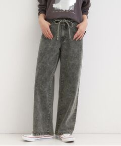 SHOO・LA・RUE / シューラルー デニムパンツ | 【S-LL】こなれ見え リボン付き アソートデニムワイドパンツ