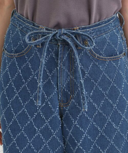 SHOO・LA・RUE / シューラルー デニムパンツ | 【S-LL】こなれ見え リボン付き アソートデニムワイドパンツ | 詳細18
