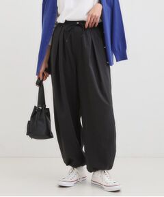 SHOO・LA・RUE / シューラルー パンツ | 【2WAY/S-LL】シルエット変化を楽しめる ドロスト ワイドカーブパンツ