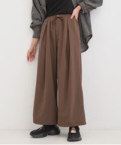 SHOO・LA・RUE / シューラルー パンツ | 【2WAY/S-LL】シルエット変化を楽しめる ドロスト ワイドカーブパンツ