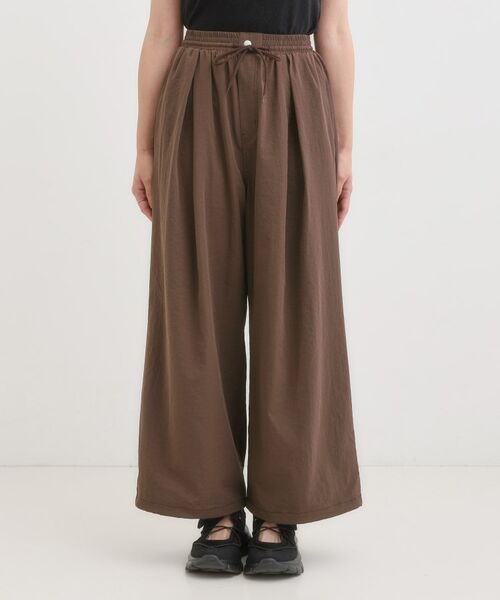 SHOO・LA・RUE / シューラルー パンツ | 【2WAY/S-LL】シルエット変化を楽しめる ドロスト ワイドカーブパンツ | 詳細15