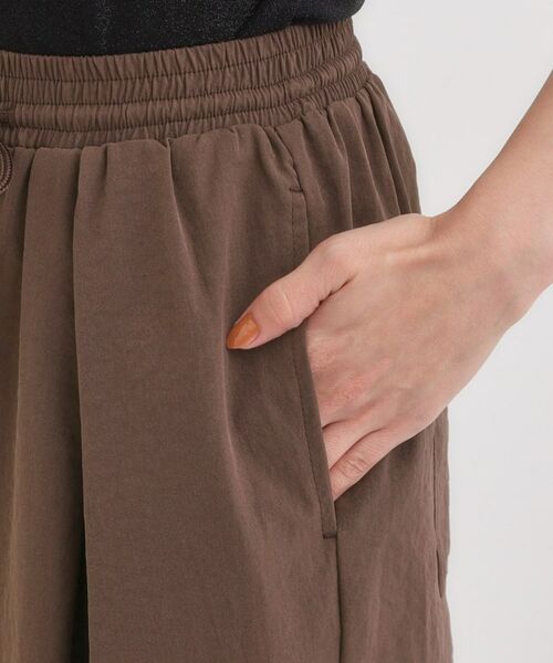 SHOO・LA・RUE / シューラルー パンツ | 【2WAY/S-LL】シルエット変化を楽しめる ドロスト ワイドカーブパンツ | 詳細20