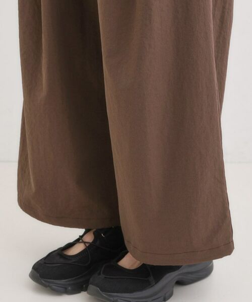 SHOO・LA・RUE / シューラルー パンツ | 【2WAY/S-LL】シルエット変化を楽しめる ドロスト ワイドカーブパンツ | 詳細21