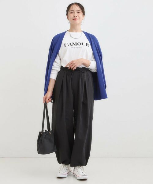 SHOO・LA・RUE / シューラルー パンツ | 【2WAY/S-LL】シルエット変化を楽しめる ドロスト ワイドカーブパンツ | 詳細6