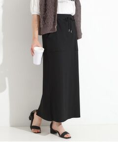 SHOO・LA・RUE / シューラルー ロング・マキシ丈スカート | 【セルフカット可/吸水速乾/抗菌防臭】着回ししやすい カットリブナロースカート