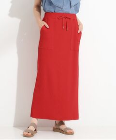 SHOO・LA・RUE / シューラルー ロング・マキシ丈スカート | 【セルフカット可/吸水速乾/抗菌防臭】着回ししやすい カットリブナロースカート