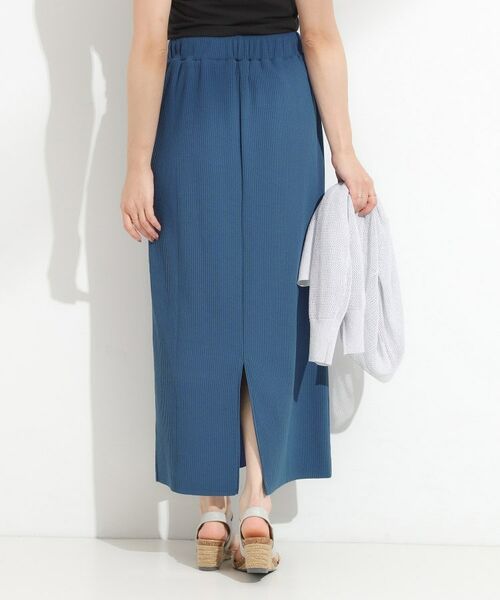SHOO・LA・RUE / シューラルー ロング・マキシ丈スカート | 【セルフカット可/吸水速乾/抗菌防臭】着回ししやすい カットリブナロースカート | 詳細22