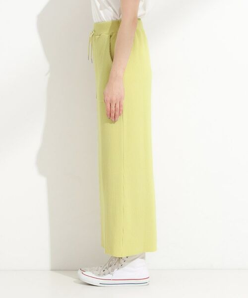 SHOO・LA・RUE / シューラルー ロング・マキシ丈スカート | 【セルフカット可/吸水速乾/抗菌防臭】着回ししやすい カットリブナロースカート | 詳細26