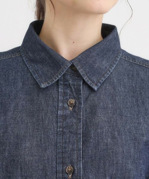 SHOO・LA・RUE / シューラルー シャツ・ブラウス | 【S-LL】こなれ感をプラスする BIGポケットデニムシャツ | 詳細16