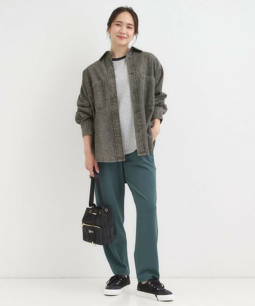 SHOO・LA・RUE / シューラルー シャツ・ブラウス | 【S-LL】こなれ感をプラスする BIGポケットデニムシャツ | 詳細3