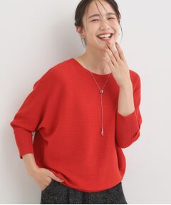 SHOO・LA・RUE / シューラルー ニット・セーター | 【洗える/毛玉になりにくい/UV】 ガータードルマン 7分袖ニット