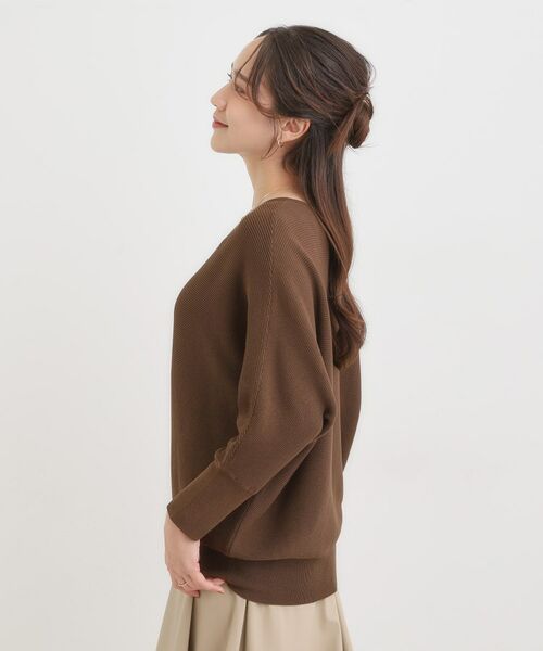 SHOO・LA・RUE / シューラルー ニット・セーター | 【洗える/毛玉になりにくい/UV】 ガータードルマン 7分袖ニット | 詳細10