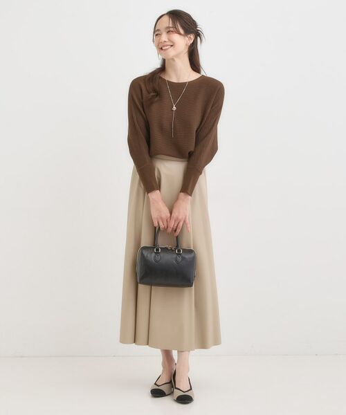 SHOO・LA・RUE / シューラルー ニット・セーター | 【洗える/毛玉になりにくい/UV】 ガータードルマン 7分袖ニット | 詳細11