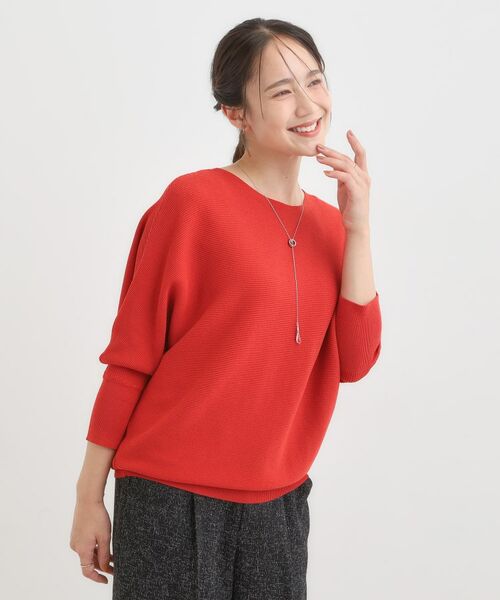 SHOO・LA・RUE / シューラルー ニット・セーター | 【洗える/毛玉になりにくい/UV】 ガータードルマン 7分袖ニット | 詳細18